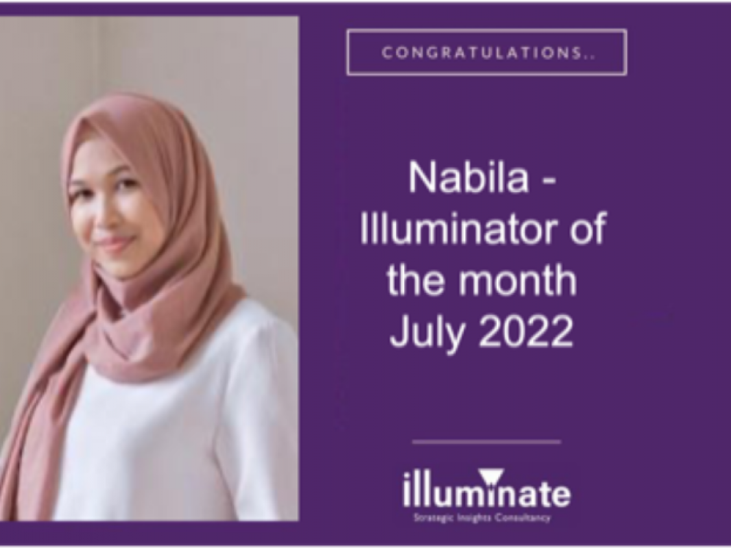 Illuminator of month July - Nabila