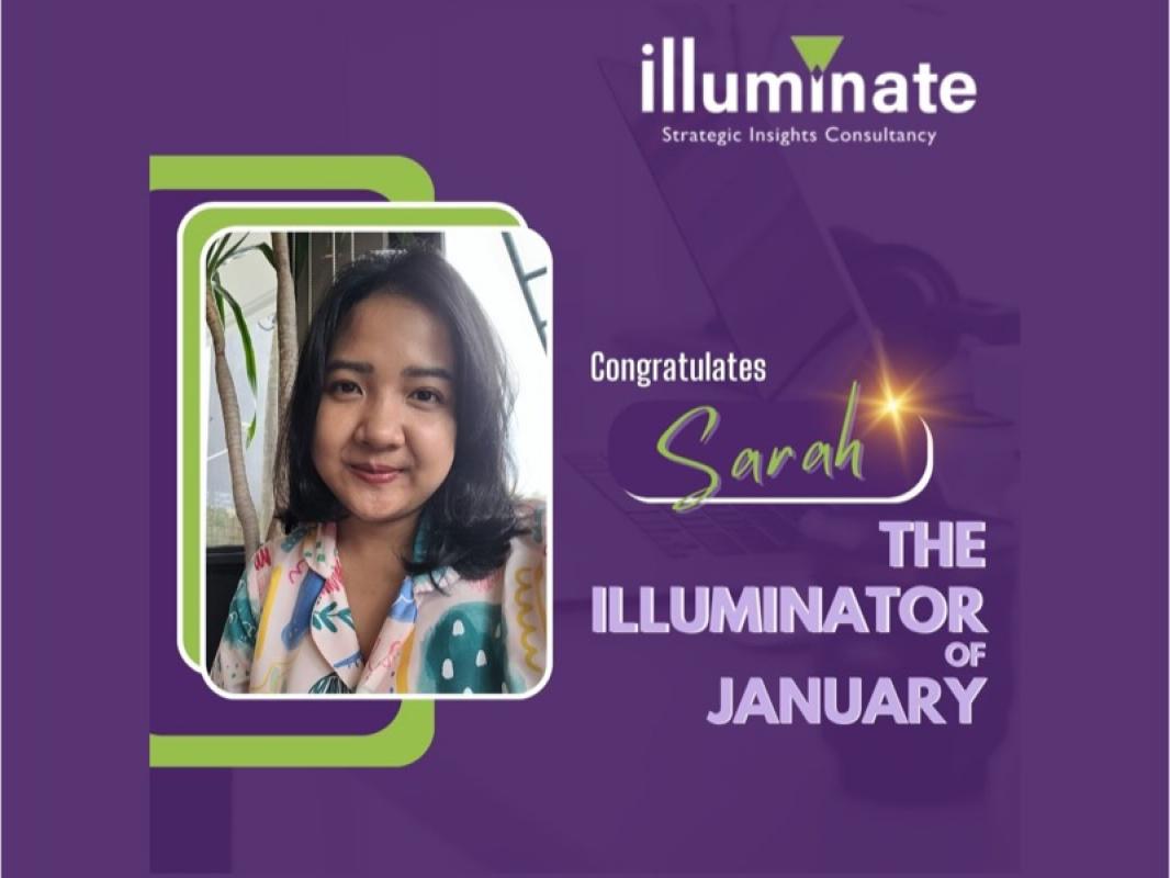 Illuminator for January 2024 - Sarah!